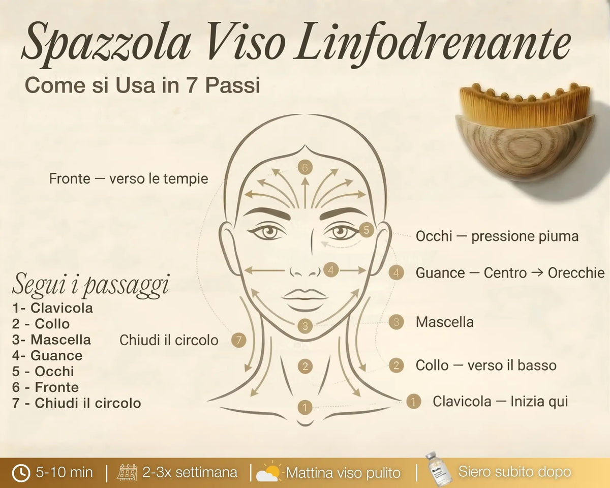 Spazzola Viso Linfodrenante